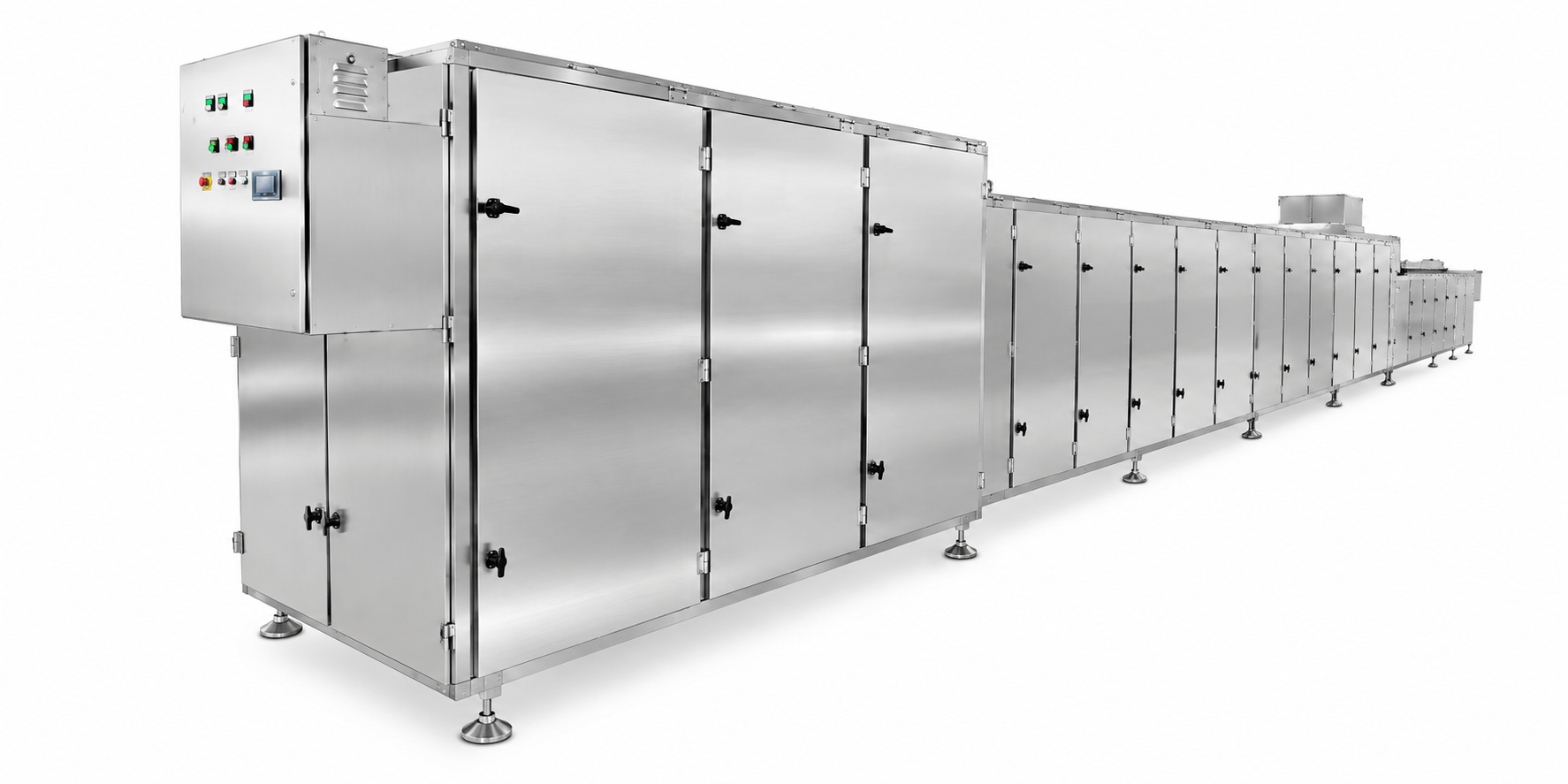 Chocolate cooling tunnel equipment