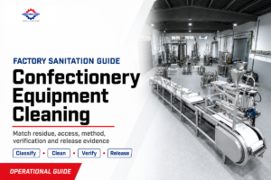Confectionery Equipment Cleaning: 7-Step Factory Guide