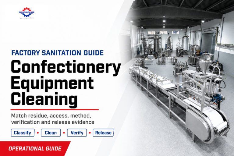 Confectionery Equipment Cleaning: 7-Step Factory Guide