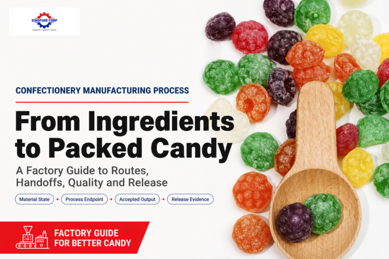 Confectionery Manufacturing Process: 7 Factory Stages