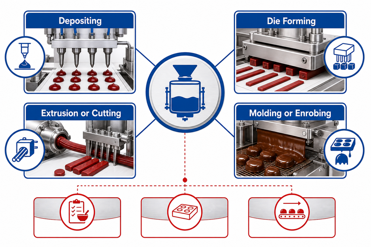 Stage 4: Form by Depositing, Die Forming, Extrusion, or Molding — SINOFUDE