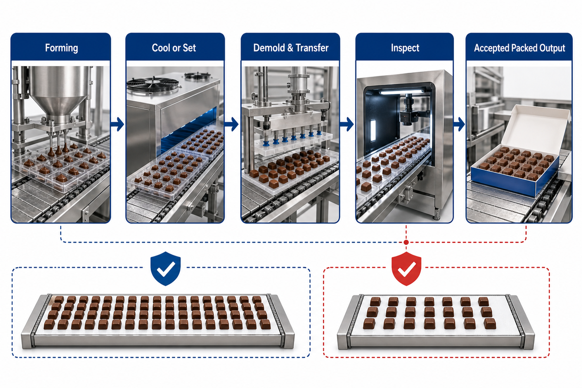 Stage 5: Cool, Set, Demold, and Transfer Without Moving the Bottleneck — SINOFUDE