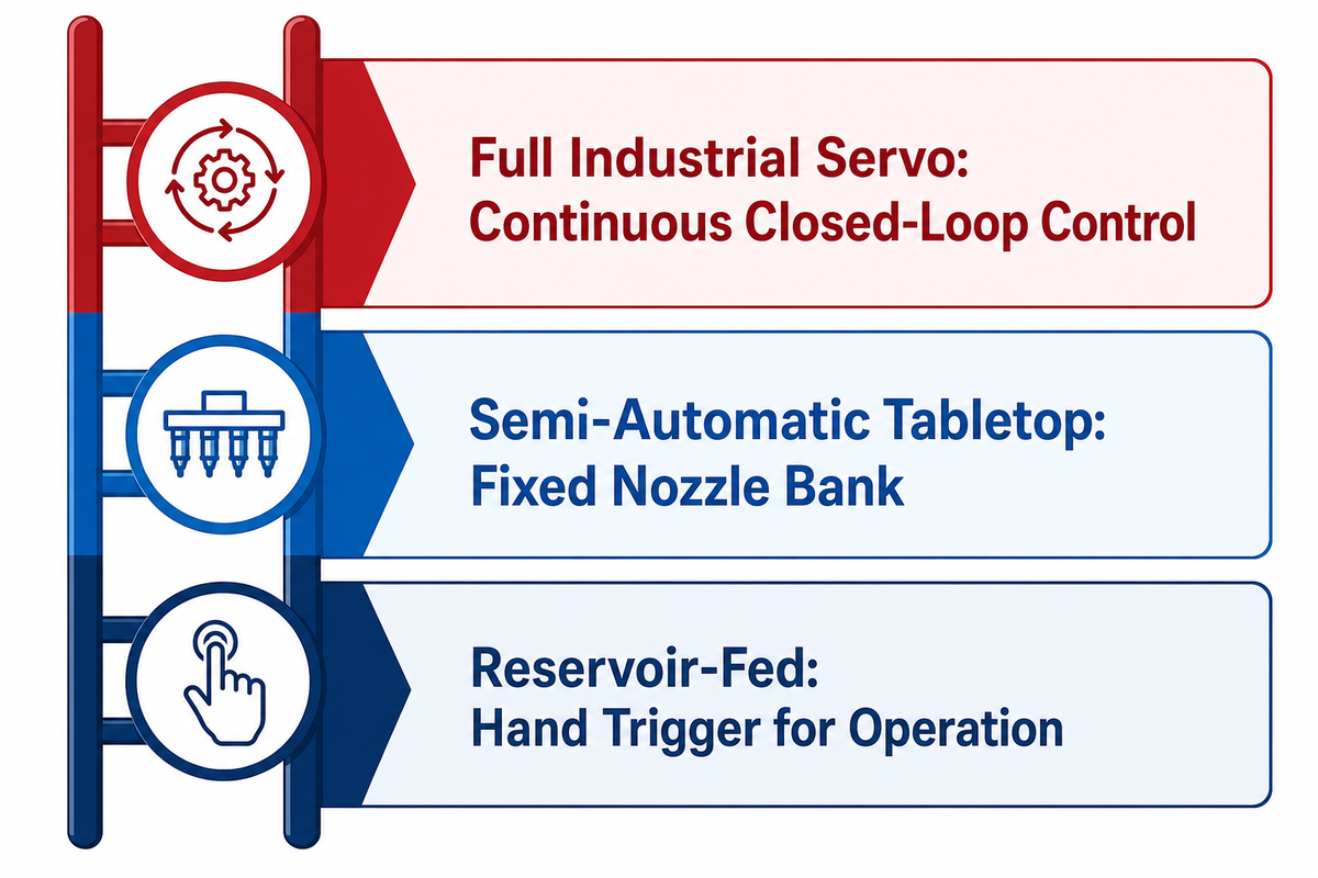 Manual, Semi-Automatic, and Full Industrial Depositors Compared — SINOFUDE