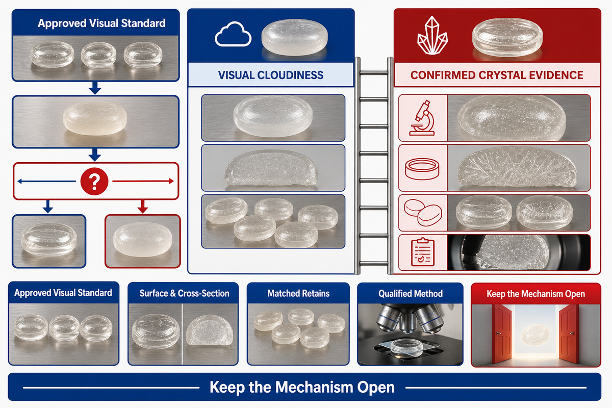 Grainy, crystallized, or cloudy candy: confirm what the eye is seeing