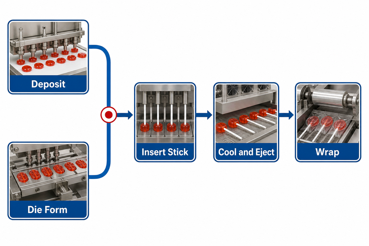 Where the Routes Split: Depositing, Die Forming and Stick Handling — SINOFUDE