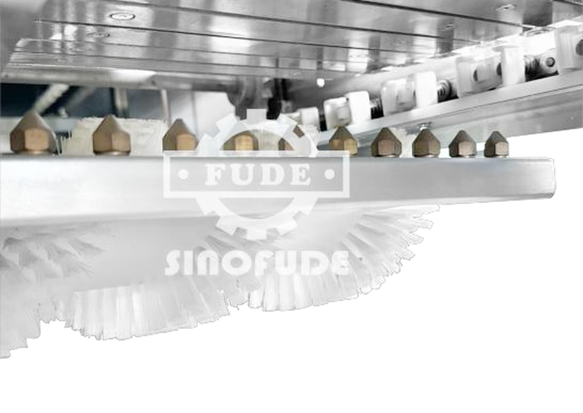 SINOFUDE demoulding system releasing jelly candies from moulds