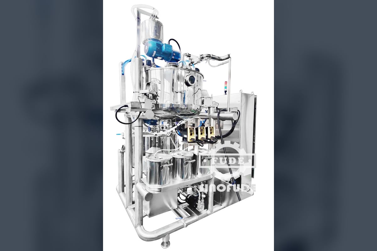 SINOFUDE batch CFA system for controlled colour, flavour and acid dosing