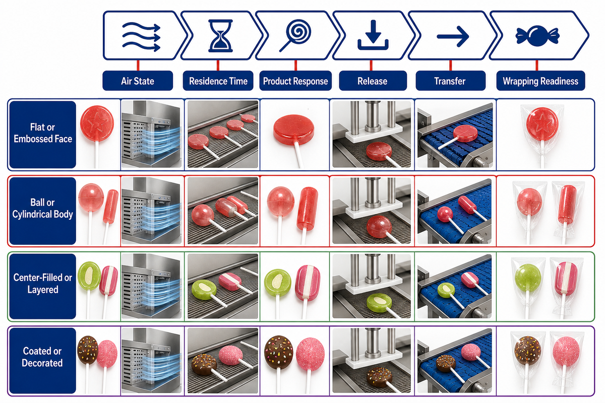 Match Cooling Method to Product Format and Transfer Behavior — SINOFUDE