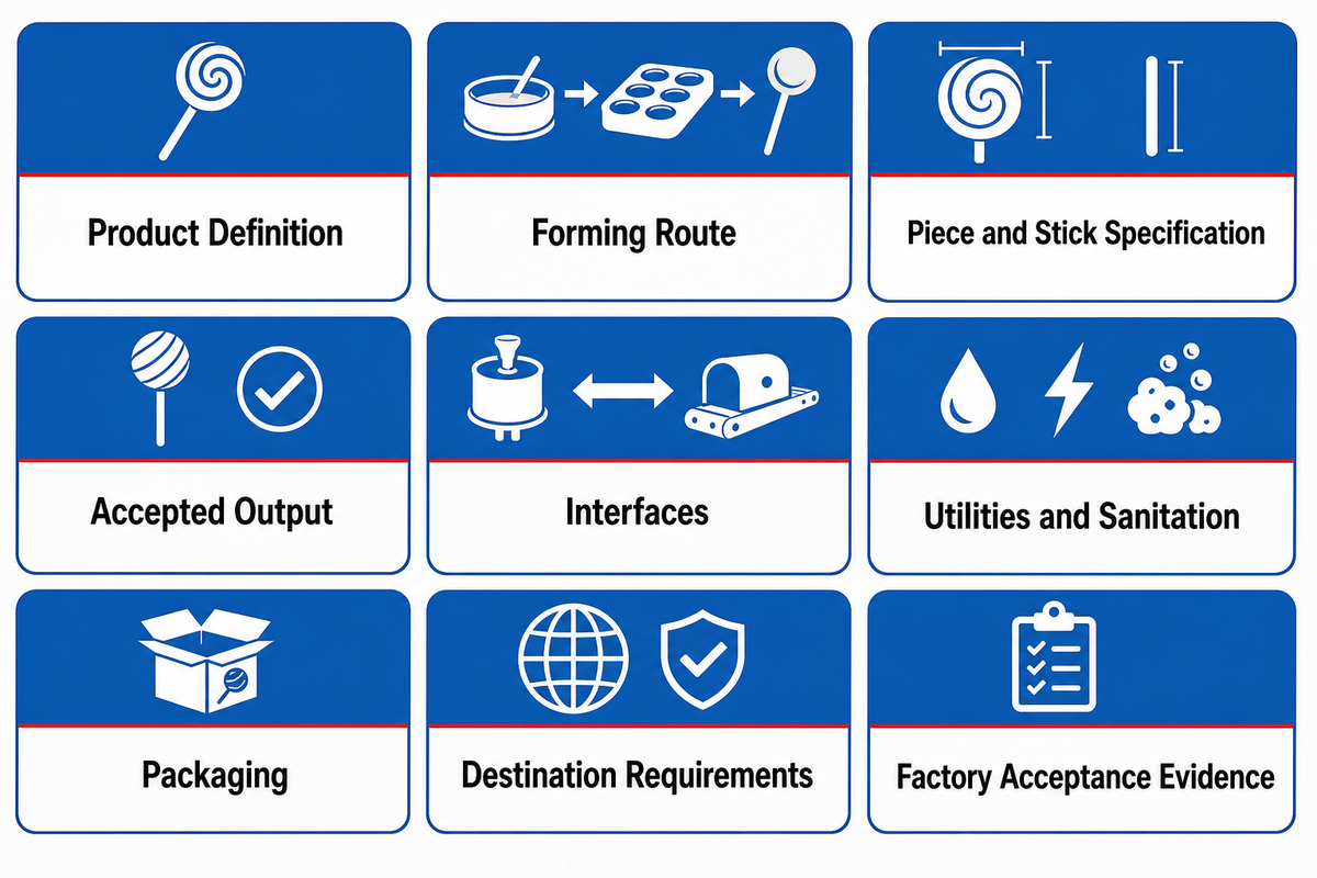 Decision Framework: Build a Comparable Lollipop-Line Supplier Brief — SINOFUDE