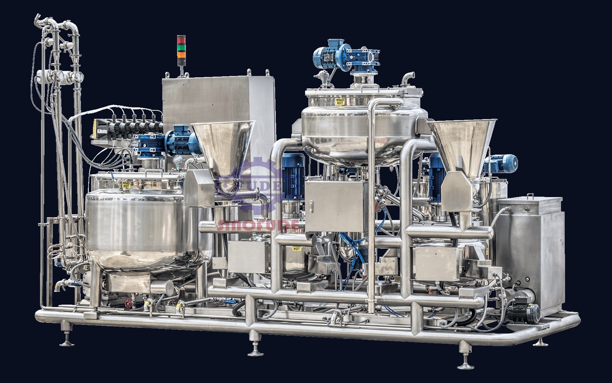 SINOFUDE active-ingredient cooking and dosing equipment for nutraceutical gummies