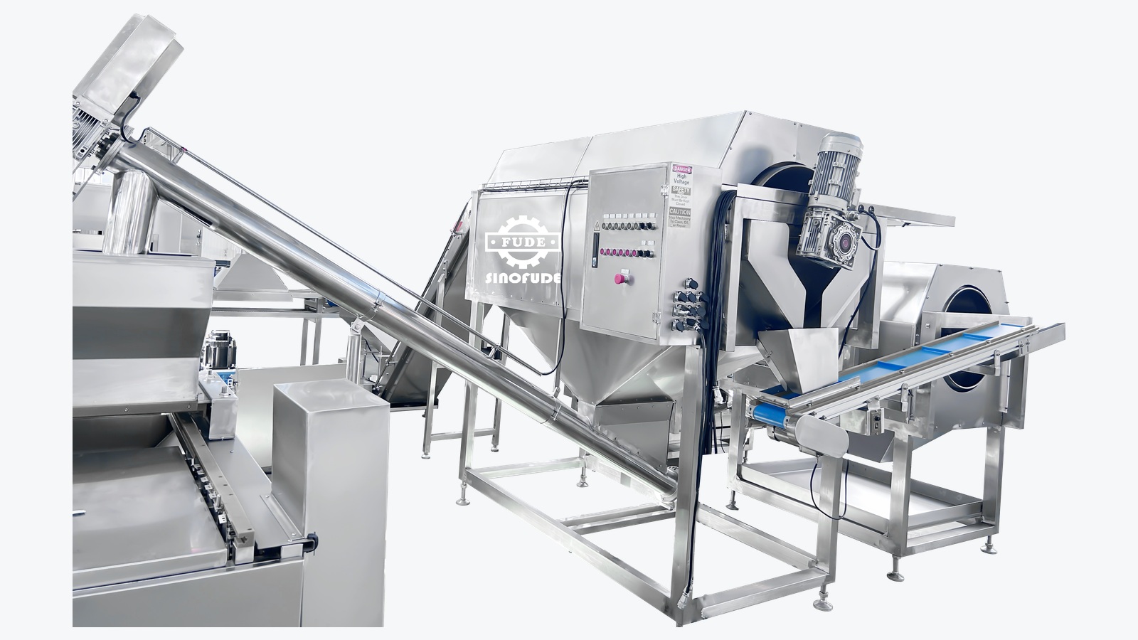 CLMS starch lift, drum sieve and control panel equipment