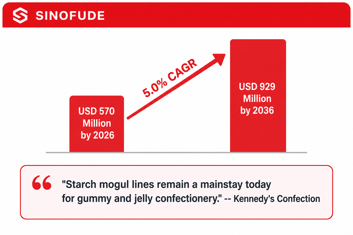 Molding starch market: USD 570 million by 2026 to USD 929 million by 2036 at 5.0% CAGR