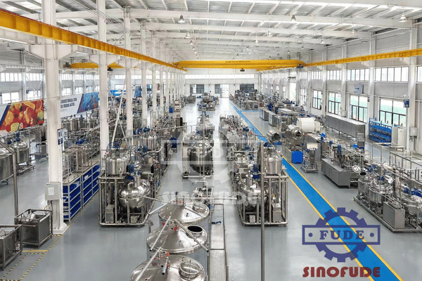 Food processing line design and factory layout
