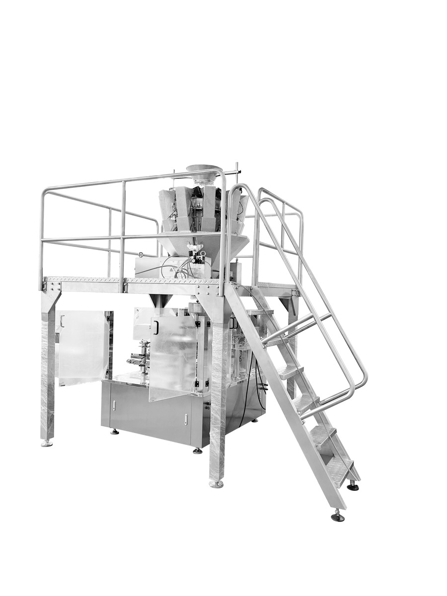 Automatic gummy production equipment with stainless steel hopper and control panel