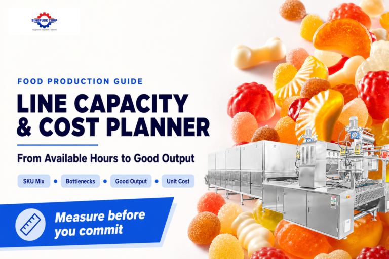 Line Capacity & Cost Planner: 7 Food Production Checks