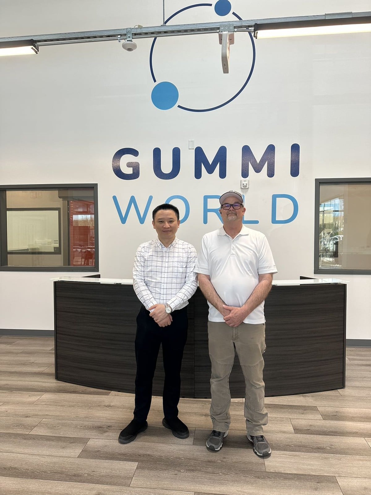 SINOFUDE representative with a Gummi World client in the United States